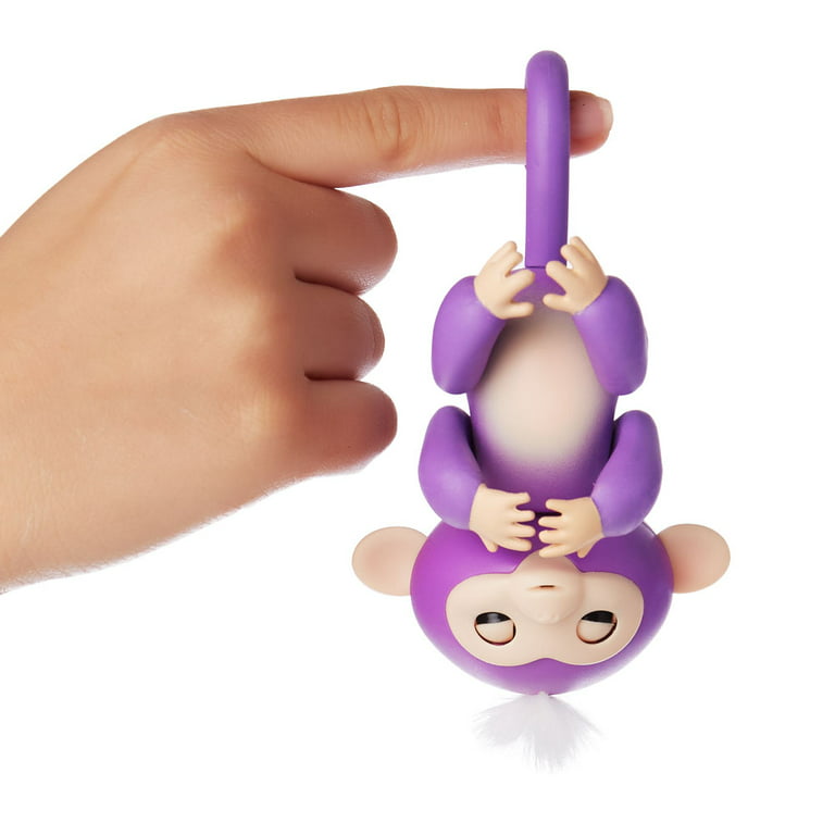 Fingerlings WowWee Bébé singe interactif Violet - Figurine de