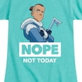 thumbnail image 3 of Avatar - The Last Airbender - Sokka Nope - Youth Girls Short Sleeve Graphic T-Shirt, 3 of 5