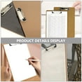 thumbnail image 4 of 5pcs Office File Folder Clip Board Delicate Office Paper Clip Conference Writing Board, 4 of 9