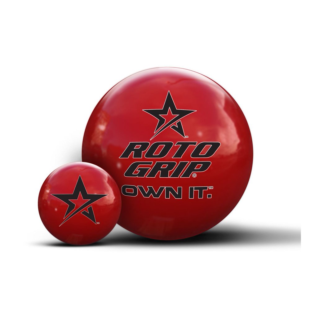 Roto Grip Own It Clear Polyester Bowling Ball Red 16Pounds Walmart