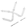 thumbnail image 2 of OUNONA 2Pcs Bass Drum Harness White Color for Adjustable Playing Experience, 2 of 6