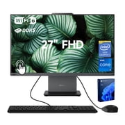 Lenovo ThinkCentre 27" All-in-One, Intel Core i7-13620H, 16GB DDR5 RAM, 512GB SSD, Windows 11 Pro, Black
