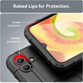 thumbnail image 6 of Durable Sturdy Phone Case for Samsung Galaxy A04, Heavy Duty Shockproof Slim Rugged Phone Case Bumper Rugged Cover for Samsung Galaxy A04 HD Black, 6 of 8