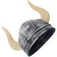 thumbnail image 3 of FELTECHELECTR Sombrero de cuernos de buey de búfalo, sombrero vikingo, decoración de Halloween, accesorio de fiesta, juguetes para niños, juguete para fiesta de disfraces de cosplay, 3 of 6
