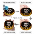 thumbnail image 2 of FMSHPON Horror Skull Girl Set of 8 Round Coaster for Drinks, Absorbent Ceramic Stone Coasters Cup Mat with Cork Base for Home Kitchen Room Coffee Table Bar Decor, 2 of 6
