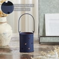 thumbnail image 3 of VHC Brands Patriotic Metal Votive Candle Holder w/ Stars Cutout 3.75x3, Independence Day Decor, Decorative Table Top Accent, Fourth of July Decorations, Navy Blue, 3 of 5