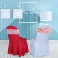 thumbnail image 2 of 5/10/20pcs Sequin Chair Sashes 5.9"x13.78" Stretch Spandex Bands Sparkling Chair Cover Decorations for Wedding Banquet Party Festival Home Decor (Pink), 2 of 7