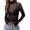 Silver Star-kt61, variant on Zeagoo Mesh Sheer Tops for Women Long Sleeve Layering Tops Slim Fitted Sexy Shirts