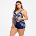 thumbnail image 5 of 2025 Clearance under $5 asdoklhq Womens Maxi Dress Under $10,Women Boho Print Tankini Set Two Piece Swimsuit Plus Size Swimwear, 5 of 9