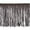Brown, variant on Belagio 4" Wide x 10 Yards, Chainette Fringe, 1 Bolt, Emerald Green