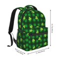 thumbnail image 2 of Balery Happy St. Patrick's Day5 Mochila Escolar Impresa, Mochila Ligera para Viajes Casual, Mochila Duradera y Cómoda Multifuncional, Mochila para Laptop-One Size, 2 of 5