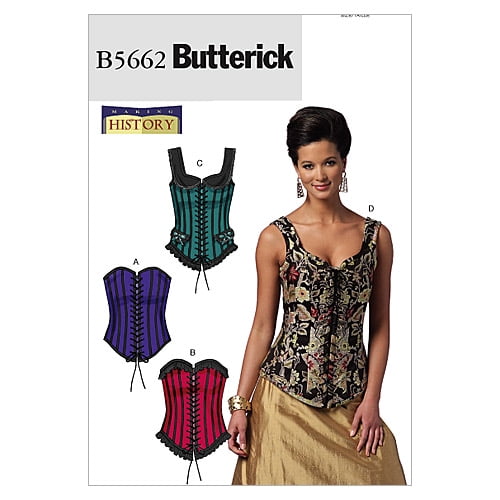 Butterick Patterns b5731 EE 14 16 18 20 pour Robes, Lot de 1, Blanc