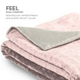 thumbnail image 4 of Purecare Zensory Duvet Cover - Soft Pink In Size 48"X72", 4 of 5