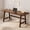 Walnut, variant on IOTXY Solid Wood Executive Desk - 48″L Simple Computer Table for Study and Office, White