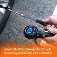 thumbnail image 5 of SAFELIFE 1/4" FNPT Extended Reach Dual Head Air Chuck, 14.6'' Extended tilt lock tire pump chuck with grip handle, 2-way Connecti 9.4inch, 5 of 5