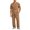 Earthy Yellow, variant on CCRFTGI Mens Pajamas Set Striped Breathable Sleepwear Short Sleeve Crew Neck Top and Pants Soft Loungewear Sets Yellow S