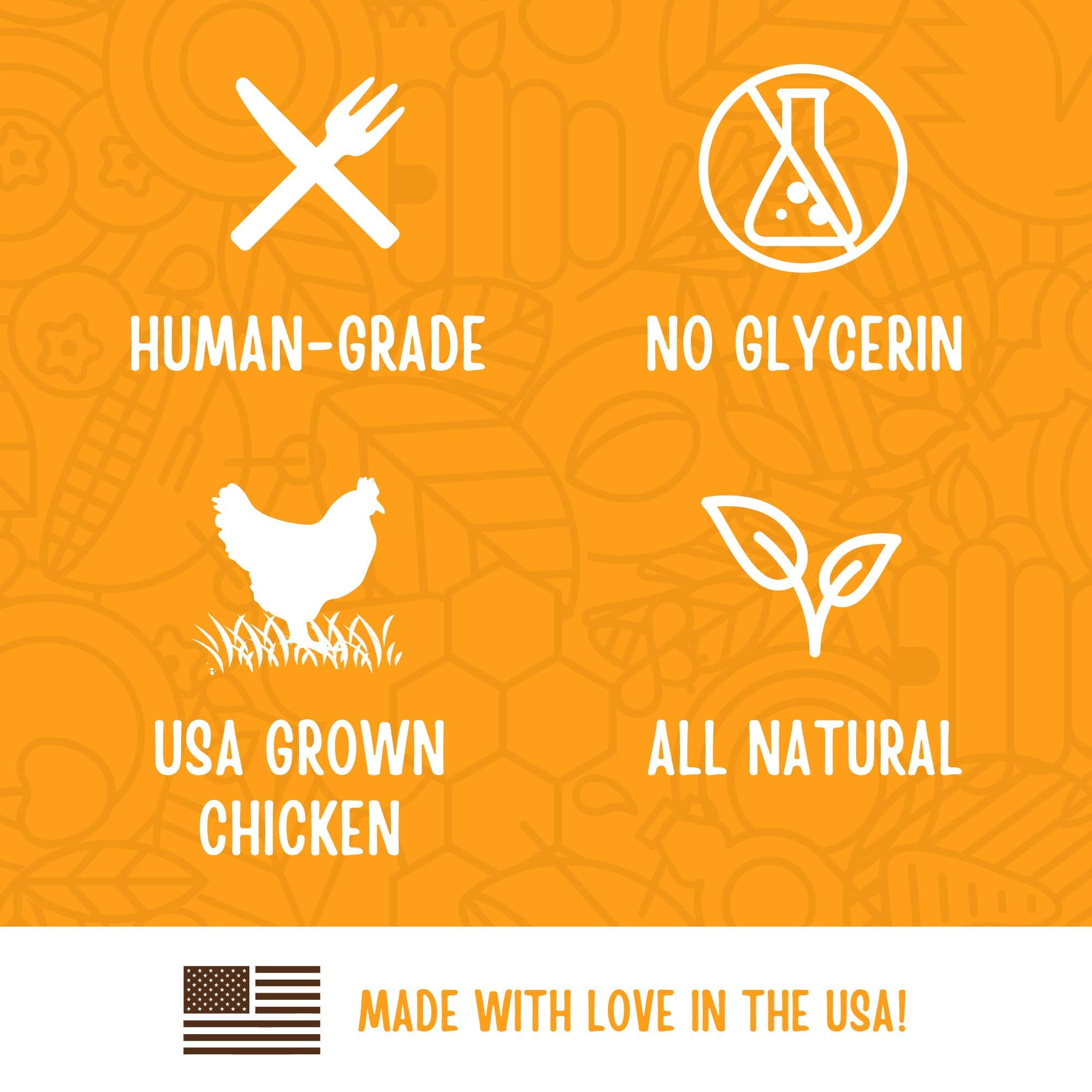 Full Moon Chicken Jerky Tenders Healthy All Natural Dog Treats Human Grade Made in 26 oz