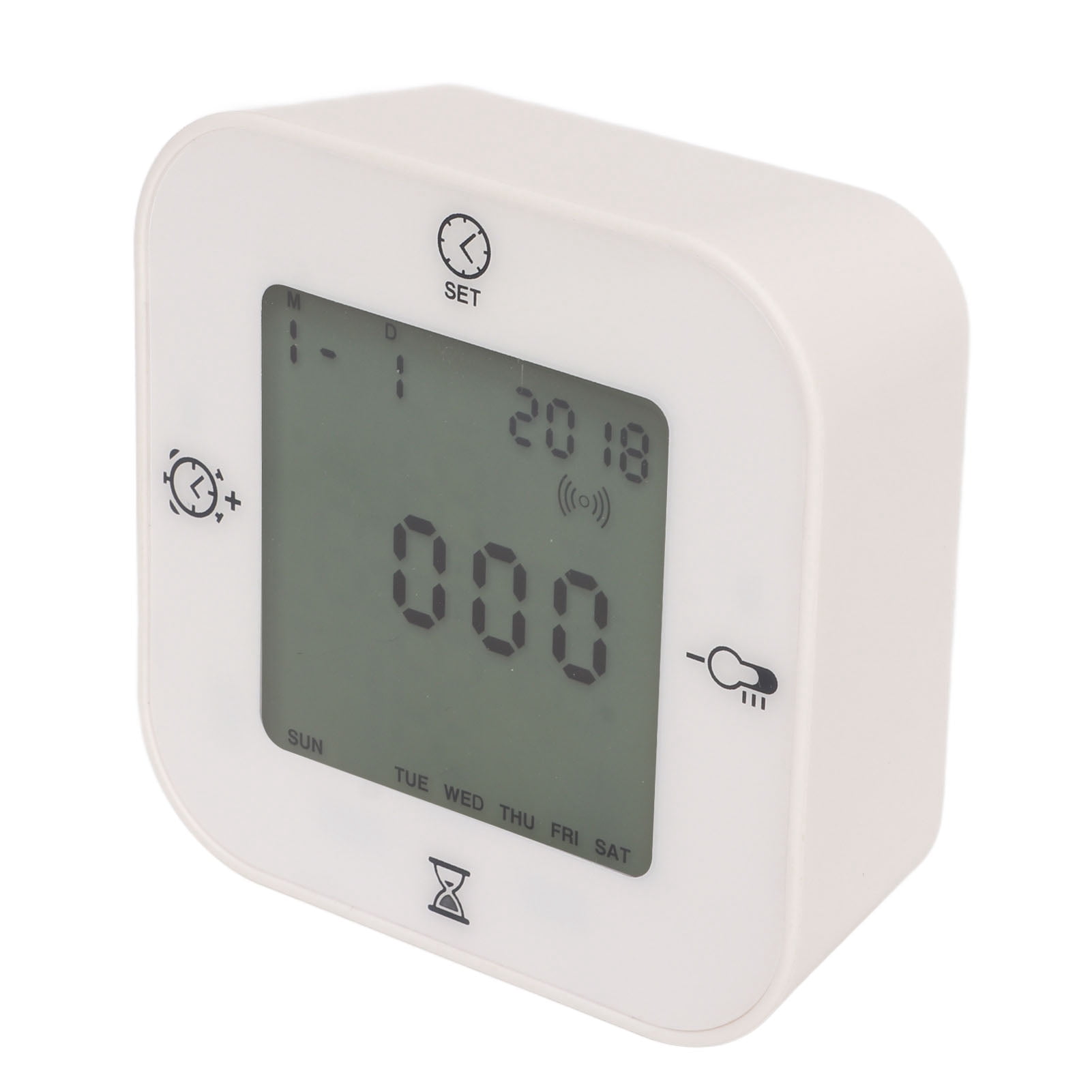 Multifunctional Thermometer Hygrometer Voice Control High Accuracy Digital Clock Temperature Humidity Gauge