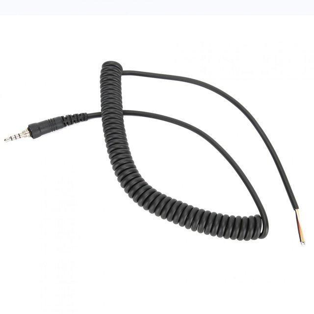 Ccdes Línea de micrófono, cable de micrófono de mano, enchufe de 3,5 mm montado en el automóvil Adecuado para uso de micrófono de automóvil YEASU adecuado Cable No se aplica