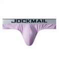 thumbnail image 6 of JOCKMAIL Mens Briefs Athletic Supporters Bikini Underwear for Men Jock Strap Male for Gym Sport 2Pack, 6 of 8