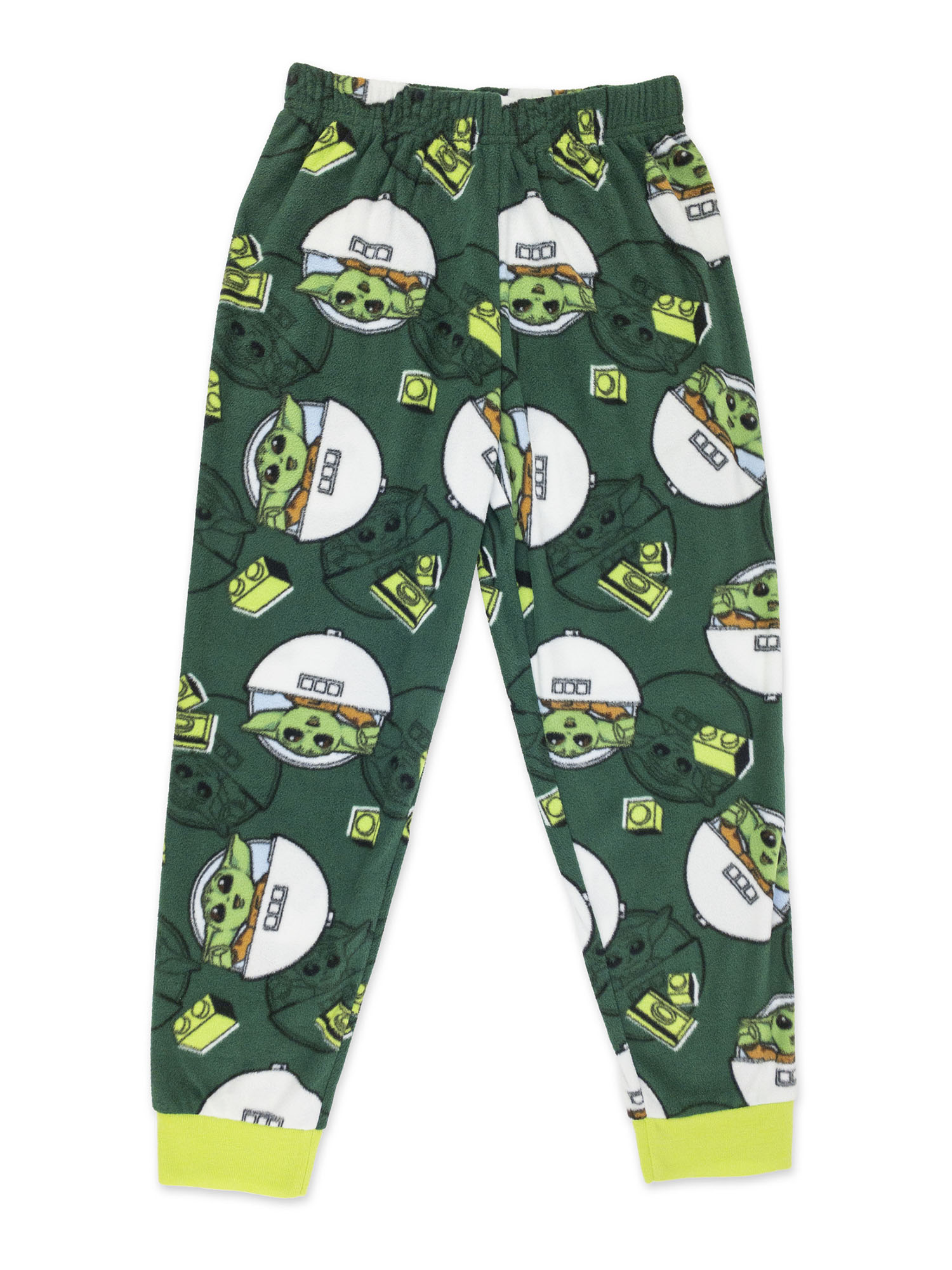 Baby Yoda Boys 2 Pc Long Sleeve Long Pant Fleece Pajama Set, Sizes 4-12 - image 3 of 3