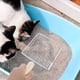 thumbnail image 2 of ColoMX Pala para arena de gatos de acero inoxidable resistente con mango largo para limpiar cajas de arena, arena y pellets de pino., 2 of 8