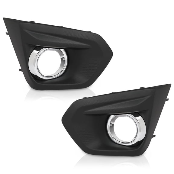 Fog Light Bezel Set w/Glossy Black Trim Fit For 2012-2014 Subaru Impreza 57731FJ020
