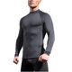 thumbnail image 1 of pstuiky Camisas suaves de manga larga para hombre, Camisa deportiva transpirable de manga larga y cuello redondo para hombre, color liso tops de invierno para hombre xxl, 1 of 5