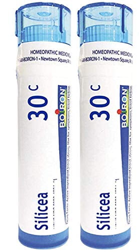 Boiron Silicea, 30C Pellets, 80 Count Tube (Pack of 2)