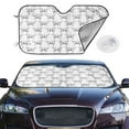 thumbnail image 2 of Fotbe Labrador Retriever Dog Car Windshield Sunshade | Sun Visor Protector Front Window Shade, Keeps Out UV Rays, Keeps Your Vehicle Cool-Medium, 2 of 7