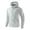 Gray, variant on Men's Drawstring Hem Quick Dry Hooded Windbreaker, Lightweight Outdoor Jacket, Summer Beach Hiking Daily Windproof Multiple Colors Yellow XXL
