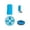 Blue, variant on VMWMSSR Silicone Slush Machine Accessory Set, Non-Slip Insulated Handle Cover With Drip Tray Mat, Food Grade Silicone Replacement Parts For Frozen Drink Slushie Makers(Green-5.91")