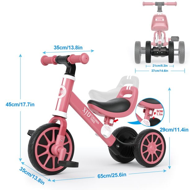 TROTTINETTE ELECTRIQUE XJD Trottinette 3 Roues pour Filles