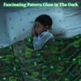 thumbnail image 2 of PAVILIA Glow in the Dark Blanket, Dinosaur Gift for Girls Boys, Toy Blanket for 1 2 3 4 5 6 7 8 9 10 Year Old Boy, Soft Plush Fleece Kids Gift Blanket for Birthday, Christmas, Room Decor, 60x80, 2 of 9
