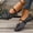 Black, variant on Women's Polka Dot Mary Jane Ballet Flats Bow Knot Adjustable Strap Casual Slip-On Summer Flat Shoes White 35