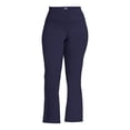 Avia Women's Plus Size Crossover Waist Flare Yoga Pants