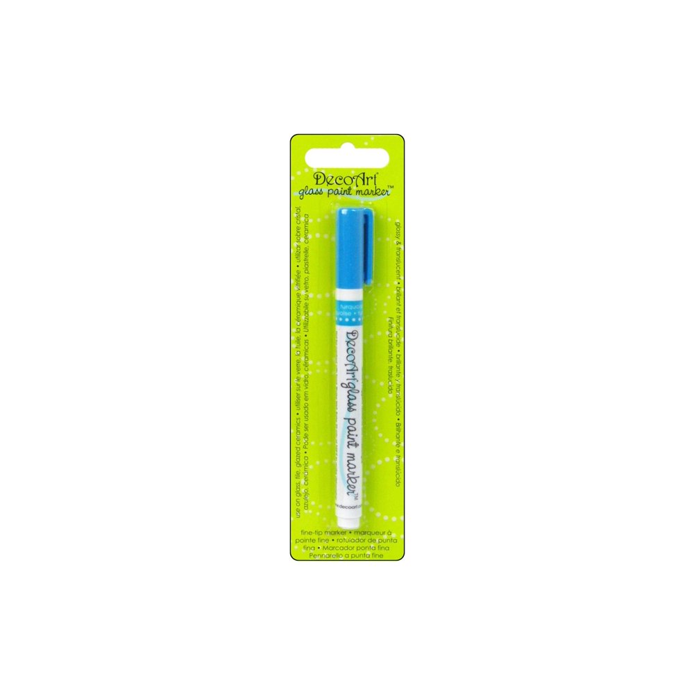 Decoart Glass Paint Marker Turquoise