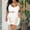 White, variant on Women's Fashion Casual Hand Crochet Tassel Matching Beach Two Piece Set Spaghetti Strap Crop Top And Knitted Shorts Sexy Tracksuit Back Coverage Swimsuit Maternity Shorts Suit Summer Board And Bikini
