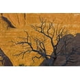 thumbnail image 2 of Illg, Cathy and Gordon 32x23 Black Ornate Wood Framed with Double Matting Museum Art Print Titled - UT, Arches NP Juniper tree skeleton at sunset, 2 of 4