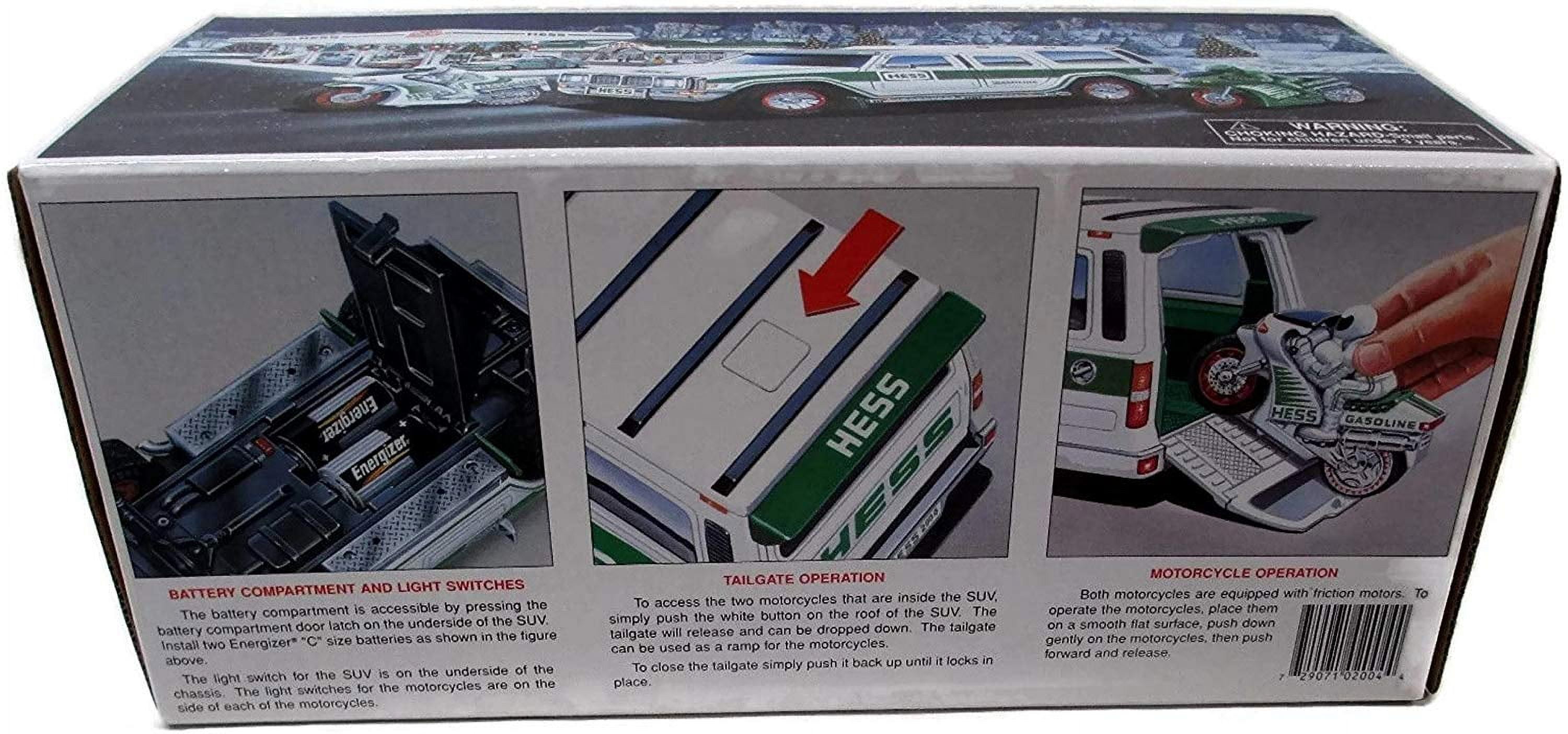 Hess Sport Utility Vehicle and Motorcycles (2004 Hess Toy Truck)