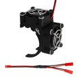 thumbnail image 1 of Btafrte 27000RPM Disipador Calor Ventilador Refrigeración Piezas Control Remoto para 1/8 1/10 1/12 RC Car (Negro), 1 of 9
