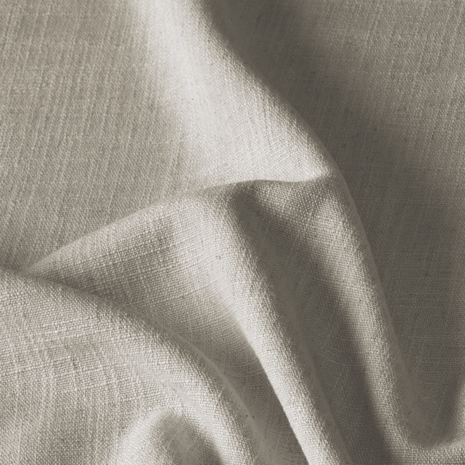 TWOPAGES 52 W X 63 L Inch Curtain Pinch Pleated Top Drape Blackout Linen Textured Drapery for Bedroom Kids Room, 1 Panel, Birch