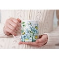 thumbnail image 7 of WIRESTER 11 Oz Ceramic Tea Cup Coffee Mug With Handgrip for Gifts, Daisies Flowers, 7 of 7