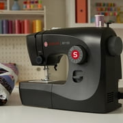 ماكينة خياطة ميكانيكية Singer M1150 مزودة بـ 45 غرزة، وإضاءة Led وفتحة زر بخطوة واحدة | الاختيار الذكي للإهداء (أسود)