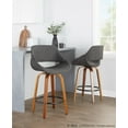 thumbnail image 3 of LumiSource Multi Fabrico 26" Fixed-Height Counter Stool - Set of 2, 3 of 4