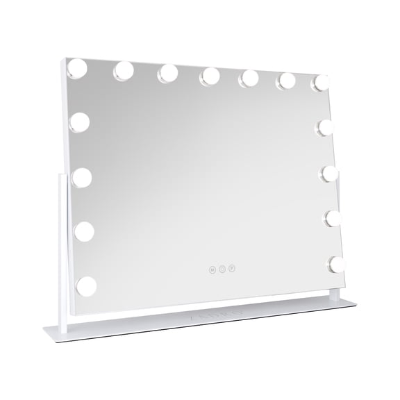 Zadro Vanity Makeup Mirror LED 25"x20" Dimmable LED 3 Light Settings 360 Rotation