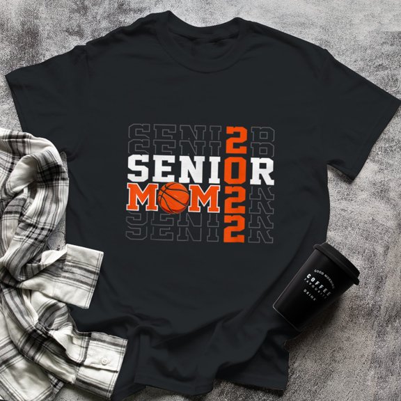 Basketball Senior Mom Class Of Senior Mama, Small, Black