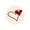 B, variant on PEIBang Valentine's Day Round Placemats,12 Inch Heart Washable Dining Table Mats,Heat Resistant Wipeable Placemats for Valentines Home Party Decor