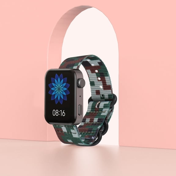 HONMEET Durable Camouflage Nylon Watchband, Soft and Comfortable for Smart Watch