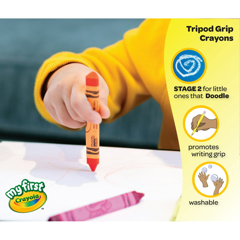 Crayola My First Washable Triangular Crayons Reviews 2024